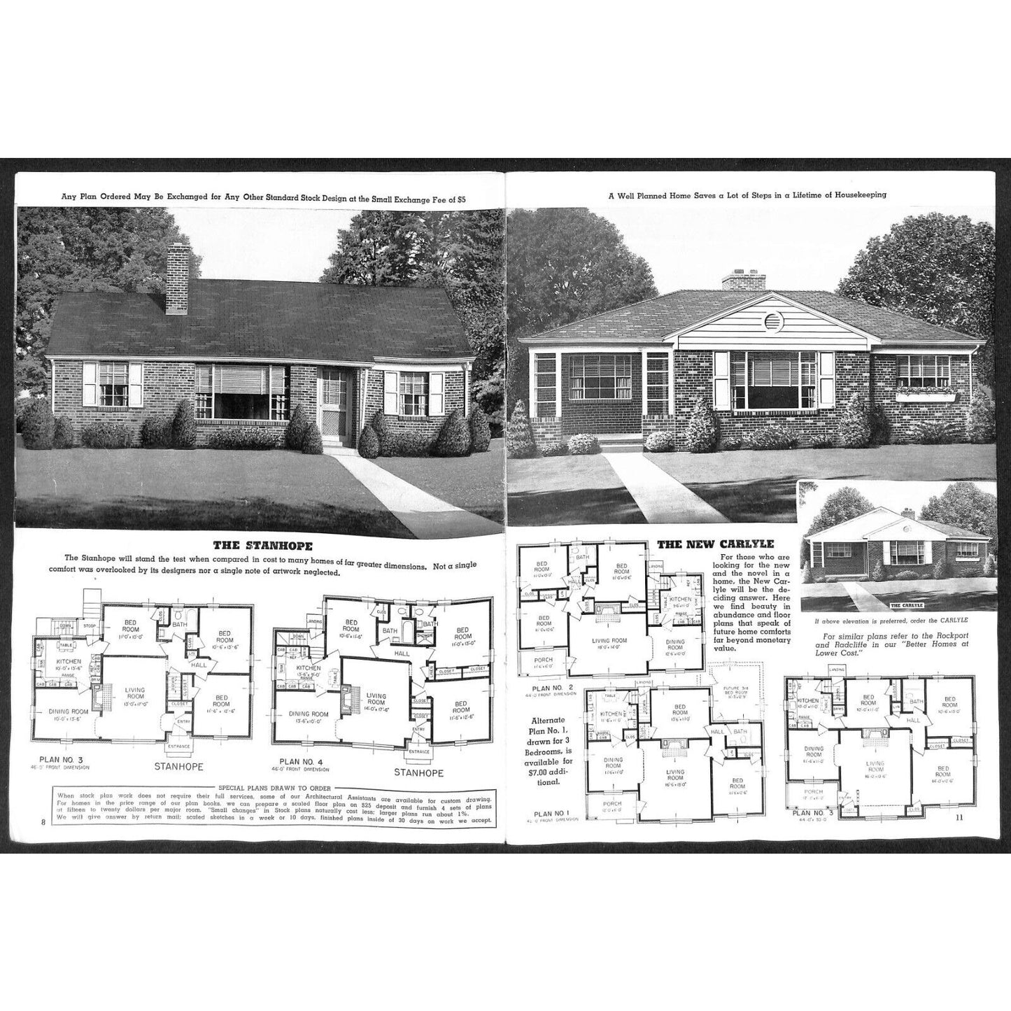 "Homes of Today and Tomorrow" Standard Homes Co. Plans Wash., DC 1955 30pp