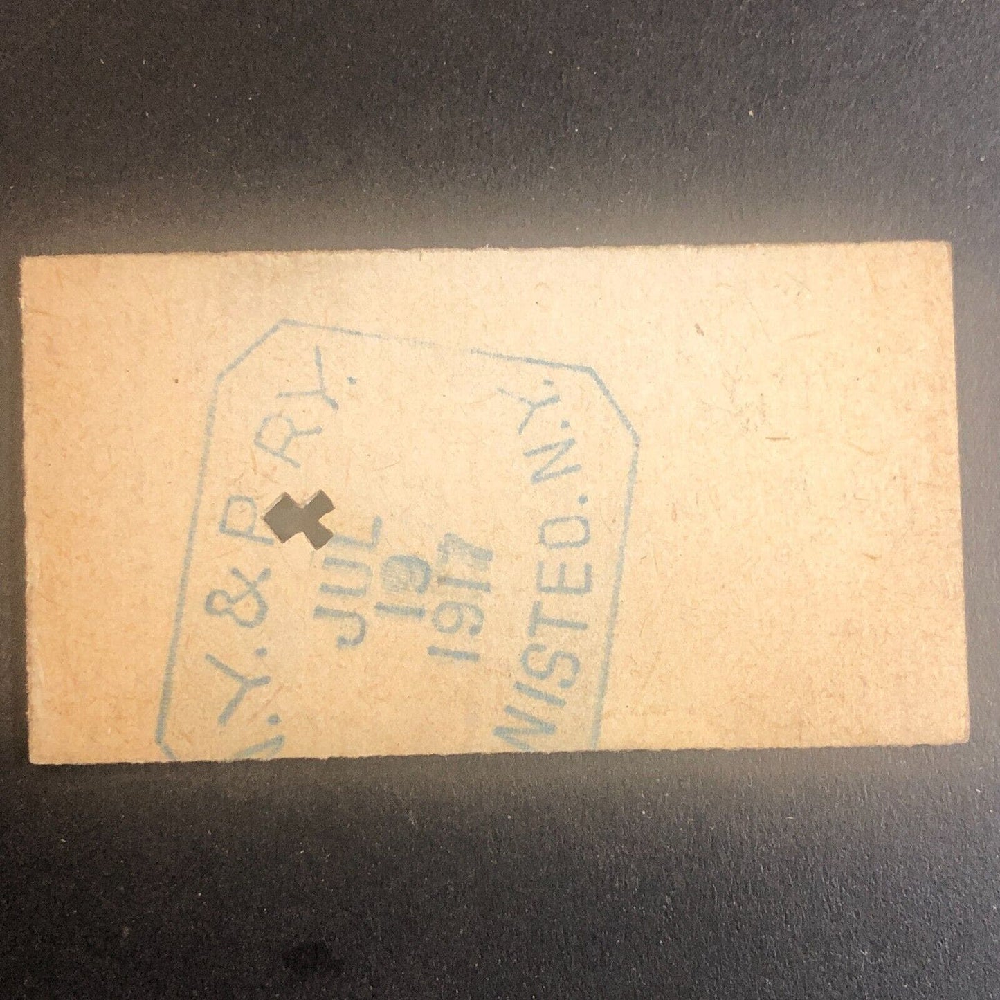 New York & Pennsylvania Railroad July 19 1917 Greenwood, NY Ticket #53571