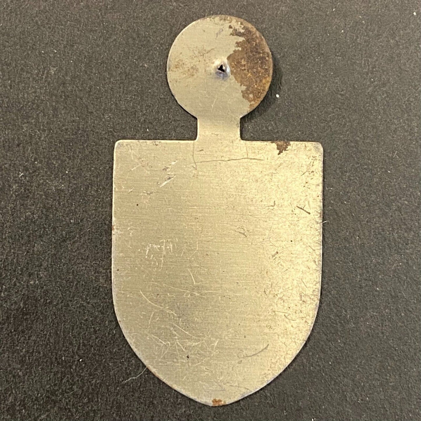 March of Dimes "Fight Infantile Paralysis" Steel Fold Over Pin Mercury Dime (#3)