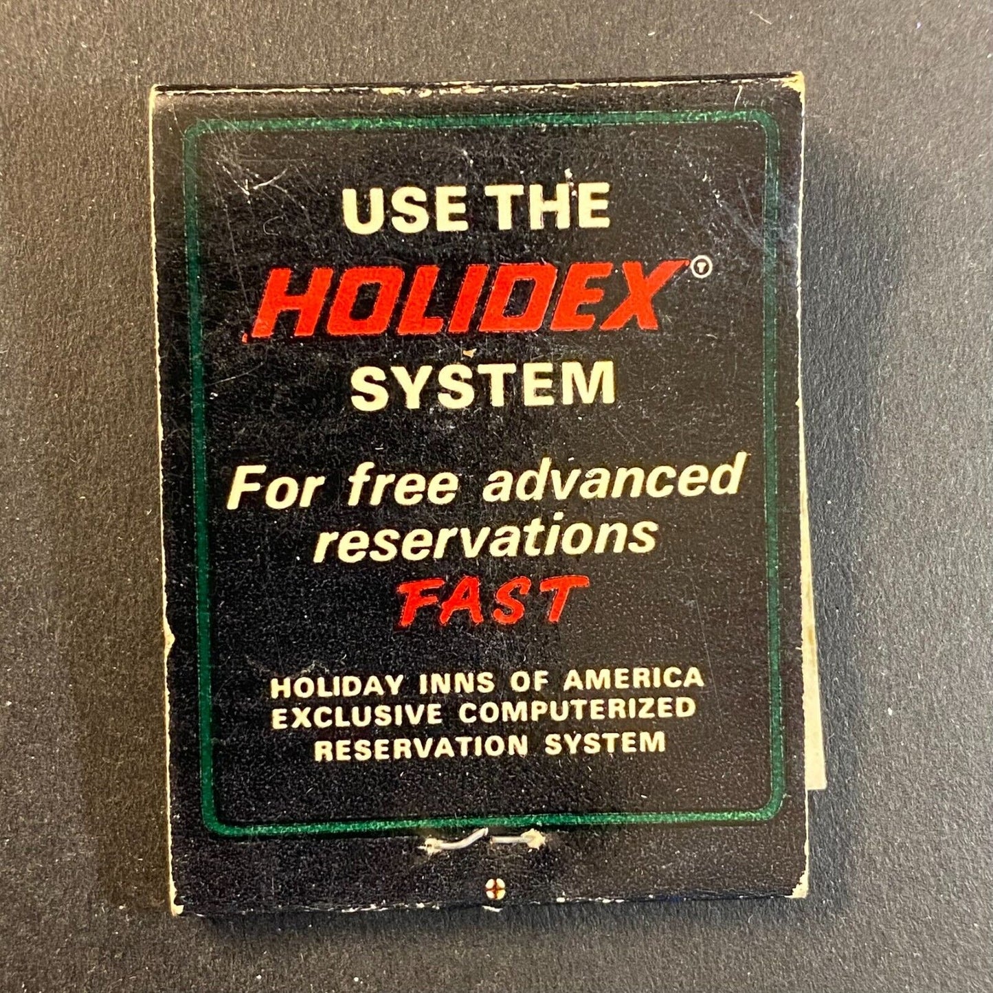 Holiday Inn Holidex Chicago c1960's-73 Full Matchbook VGC