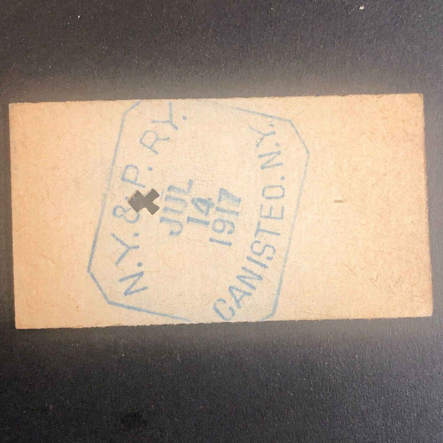 New York & Pennsylvania Railroad July 14 1917 Rexville, NY Ticket #30232