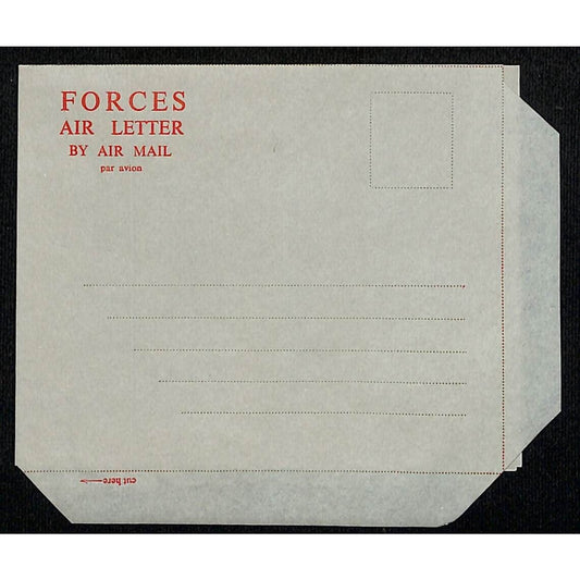 Forces Air Letter By Air Mail par avion Unused Folded Self-Mailer VGC c1960's