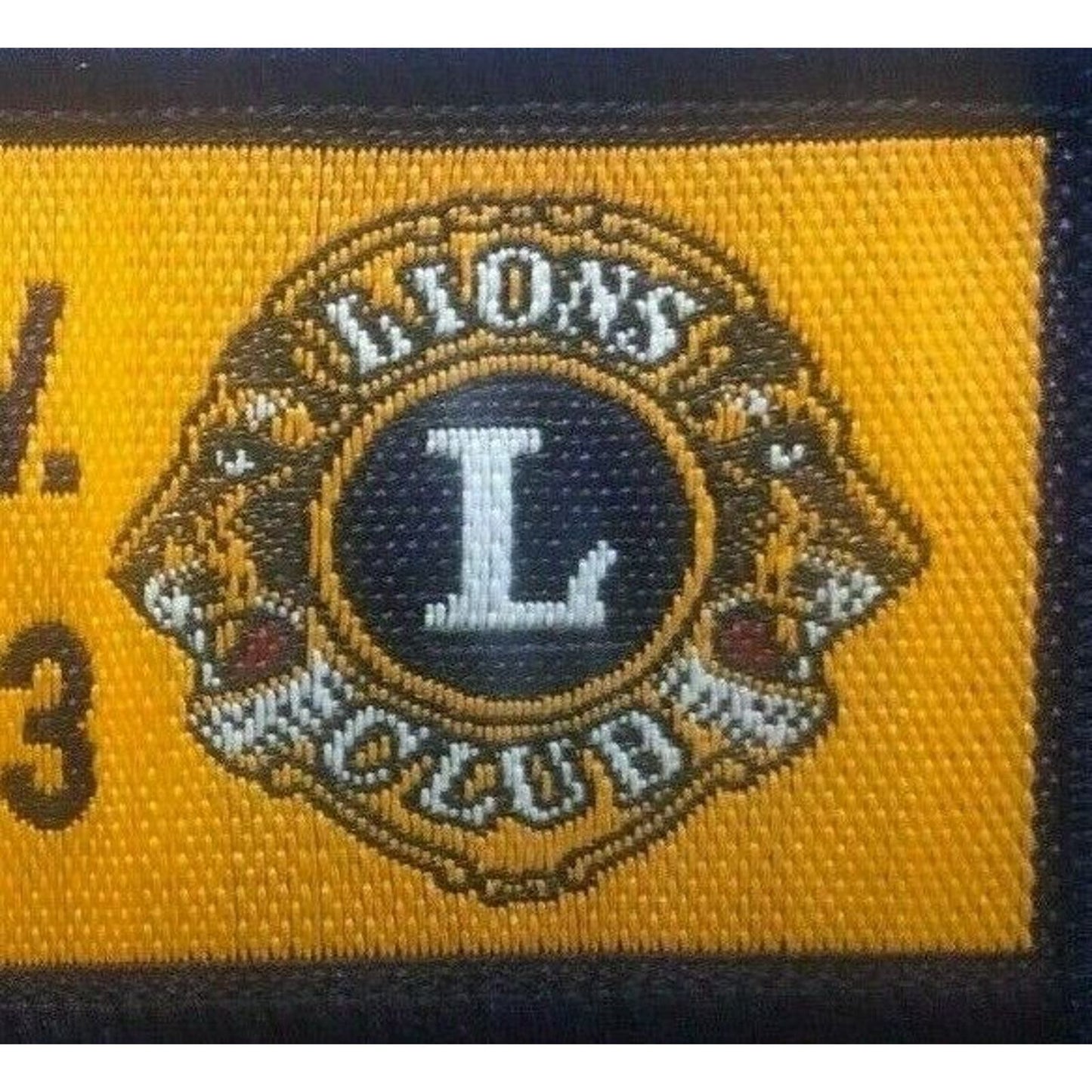 Vintage Lions Club "56th Intl. Conv. Miami Beach 1973" Embroidered Patch