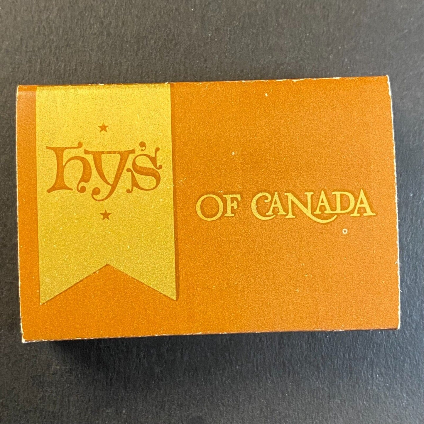 Hy's of Canada Restaurant Chicago Matchbox c1960-70's VGC Scarce