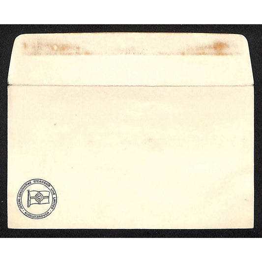 Joseph Constantine Steamship Line 1937 NOS Ocean Liner Stationary Cover Scarce