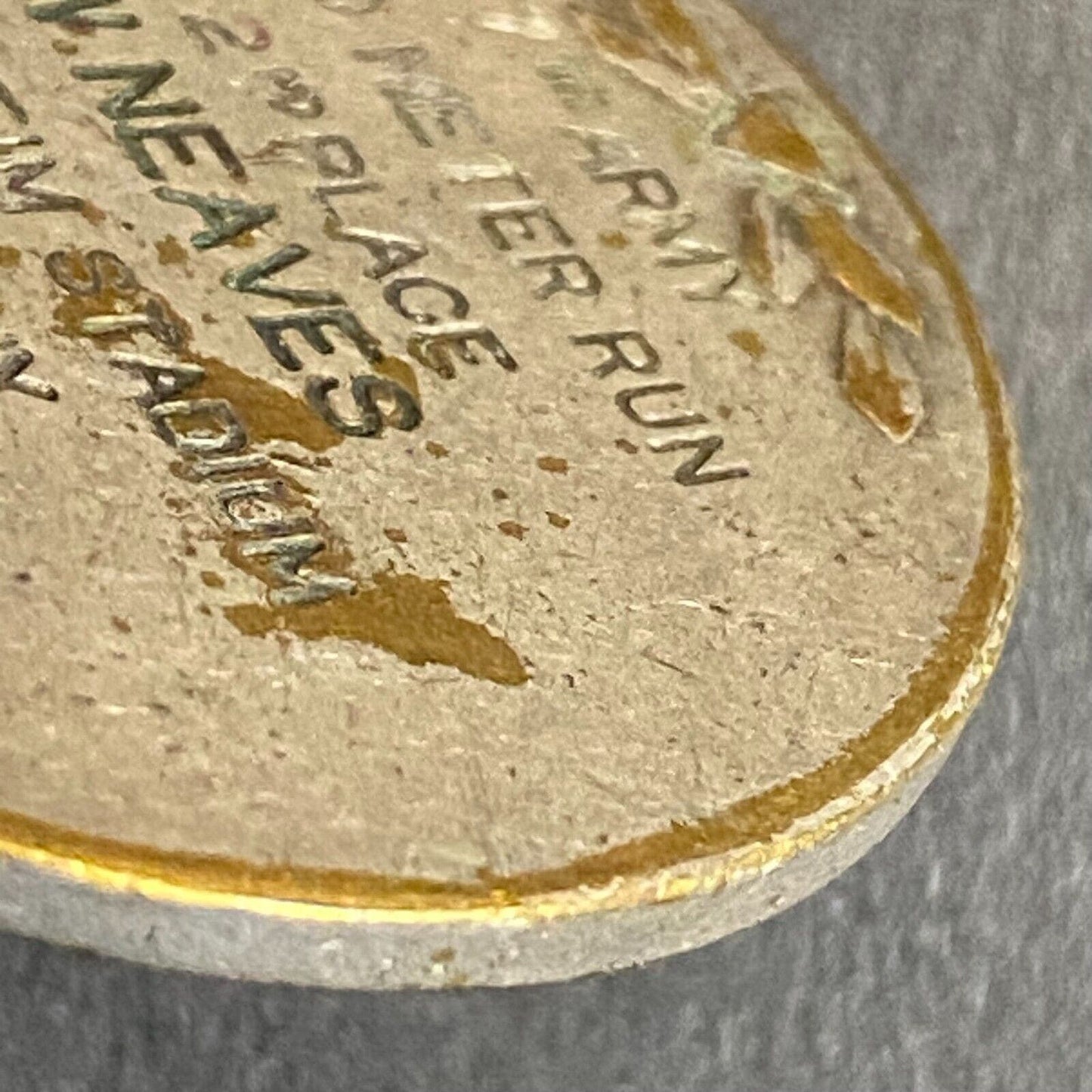 1945 7th Army 400 Meter Run Mannheim Stadium Germany Medallion W Neaves 33mm 18g