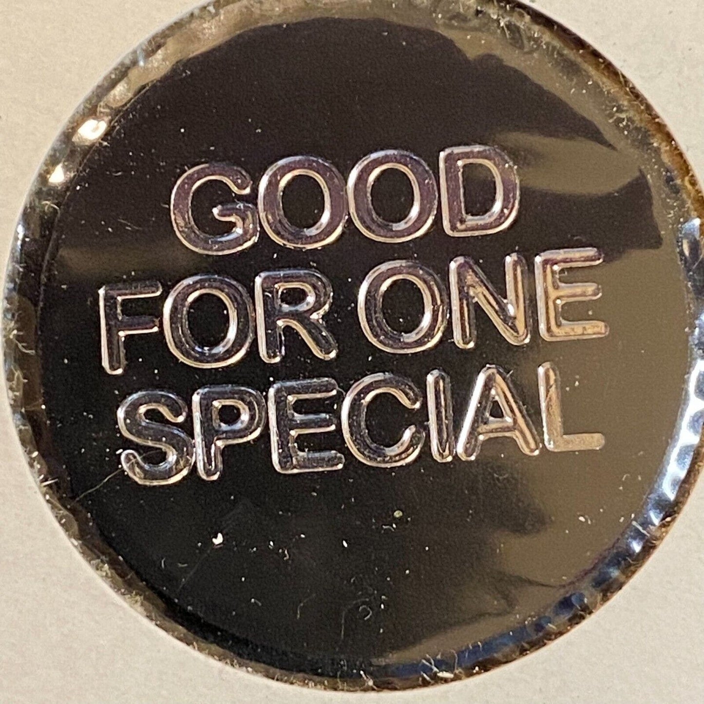 Media, PA American Legion 3460 c1980's Plastic Token "G/F One Special"