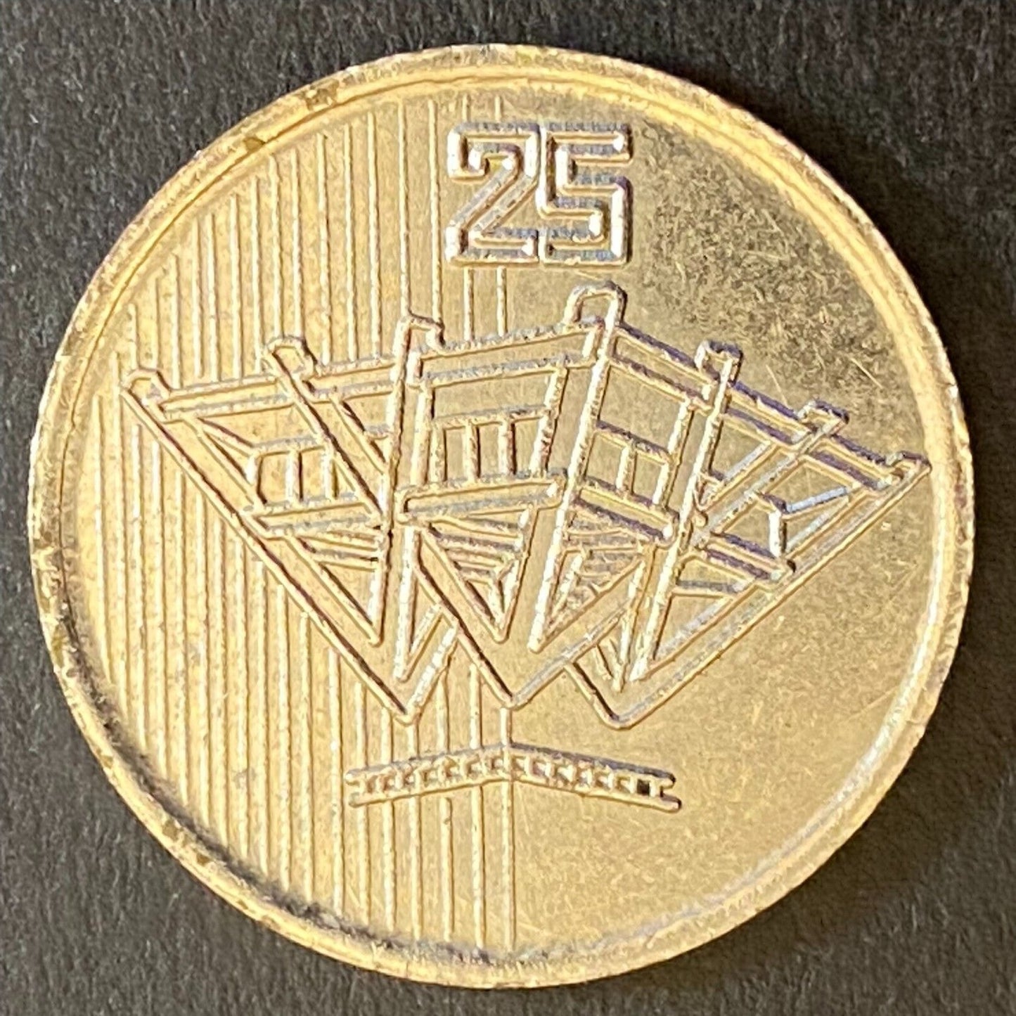 Seoul Korea Walker Hill Military Token "25" 23mm (#6)