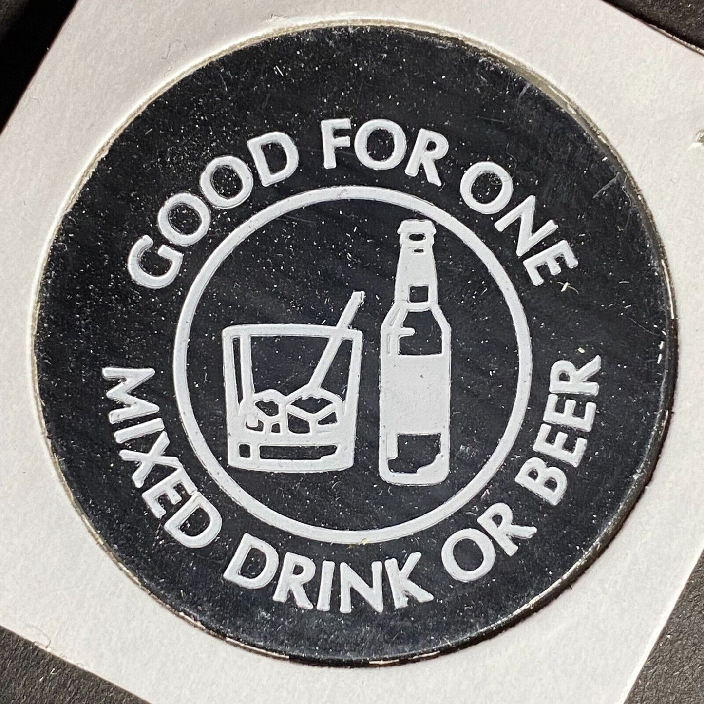 Brookville, PA Bill's Bar (c1989-94?) Plastic Token G/F One Mixed Drink or Beer