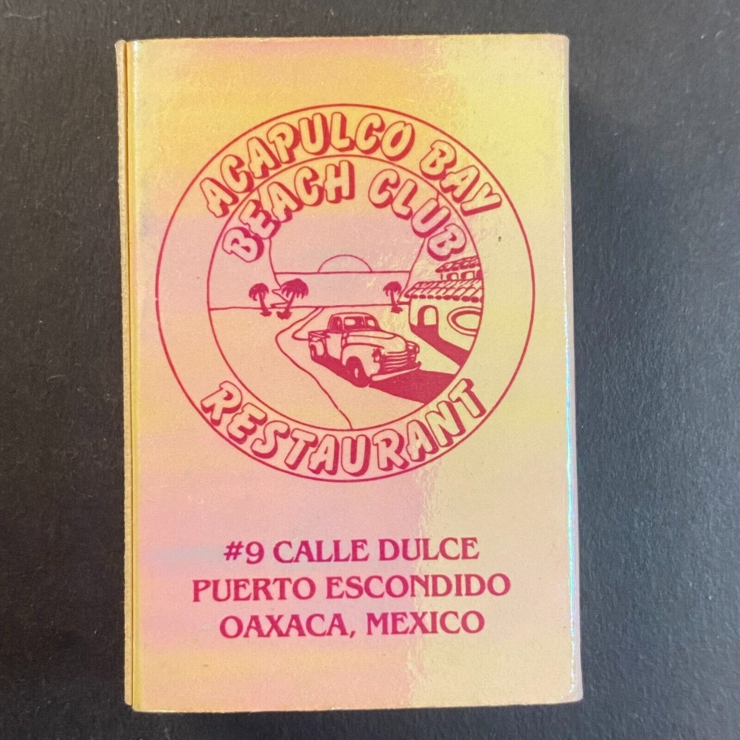 Acapulco Bay Beach Club Restaurant Oaxaca Vintage Matchbox VGC Scarce