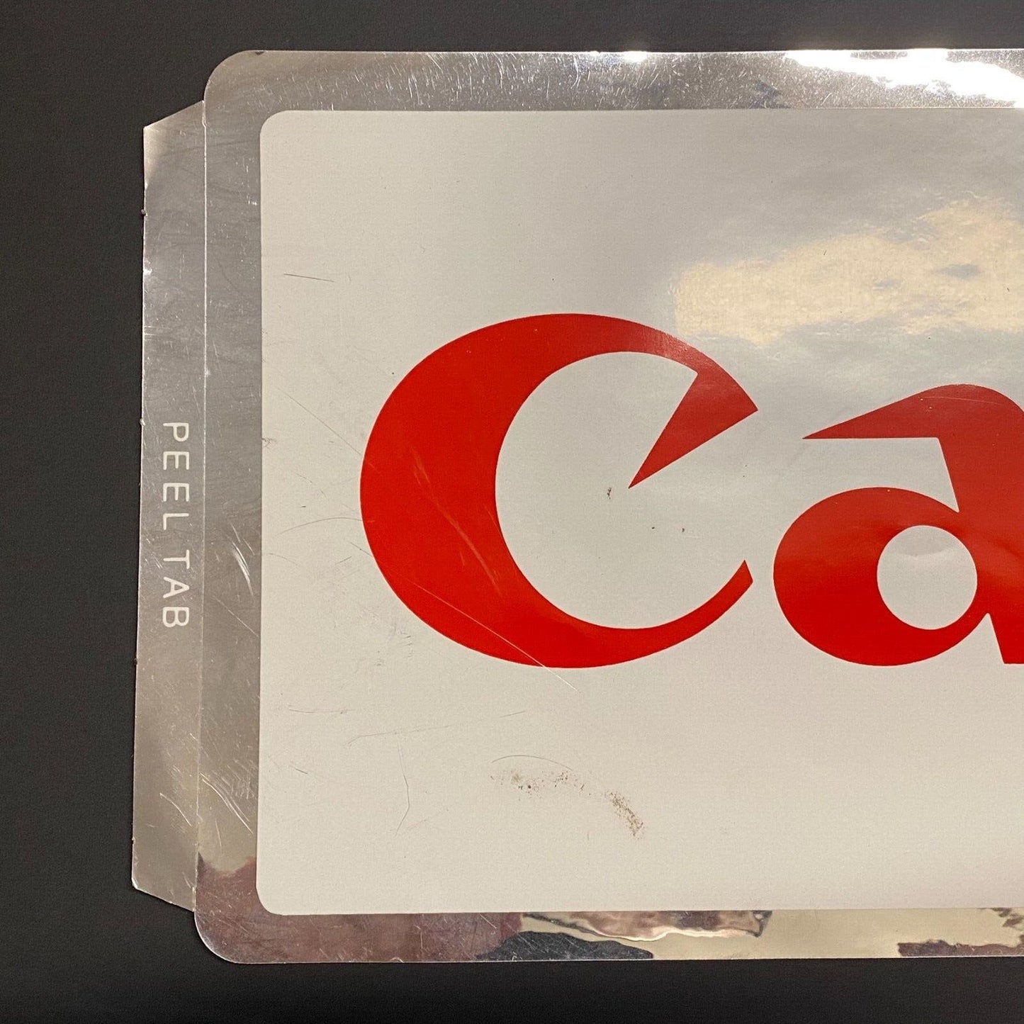 Canon (Racing ?) Mylar Border Large Decal 6" x 13 1/2" c1980's-90's