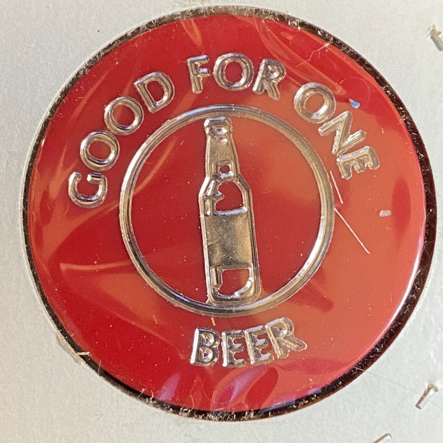 Hughesville, PA The Angus Inn c1970's-80's Plastic "G/F One Beer" Token