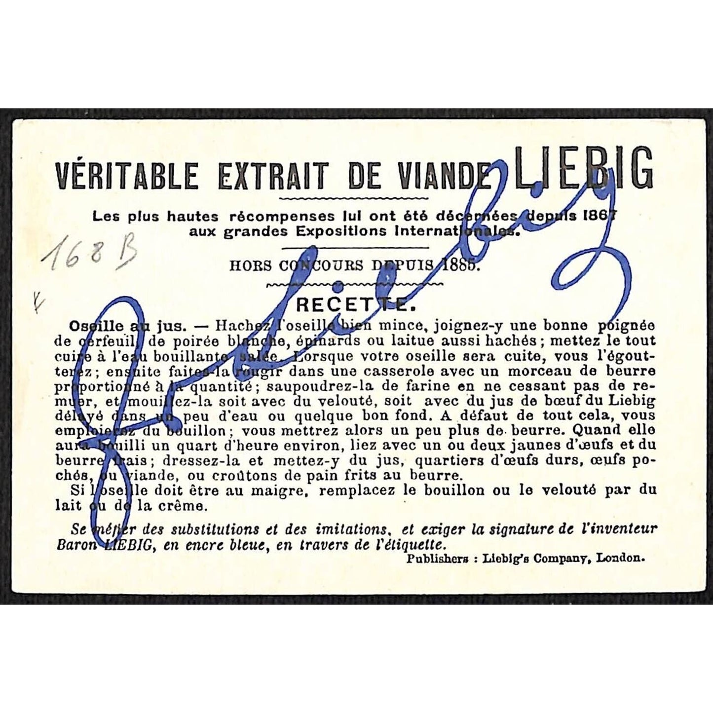 Liebig Veritable Extrait French Victorian Trade Card Woman Heard Lambs