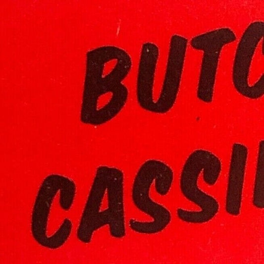 Berkeley, IL Butch Cassidy's Restaurant Lounge c1970's Full Matchbook