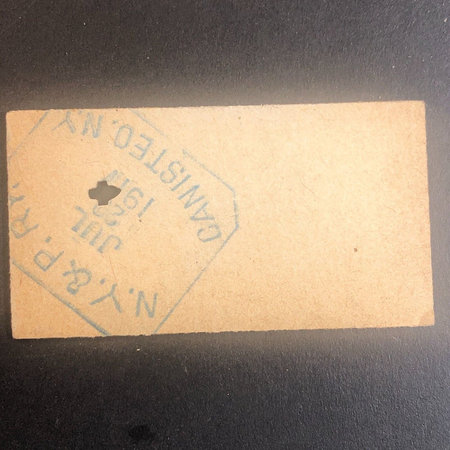 New York & Pennsylvania Railroad July 20 1917 Greenwood, NY Ticket #53583
