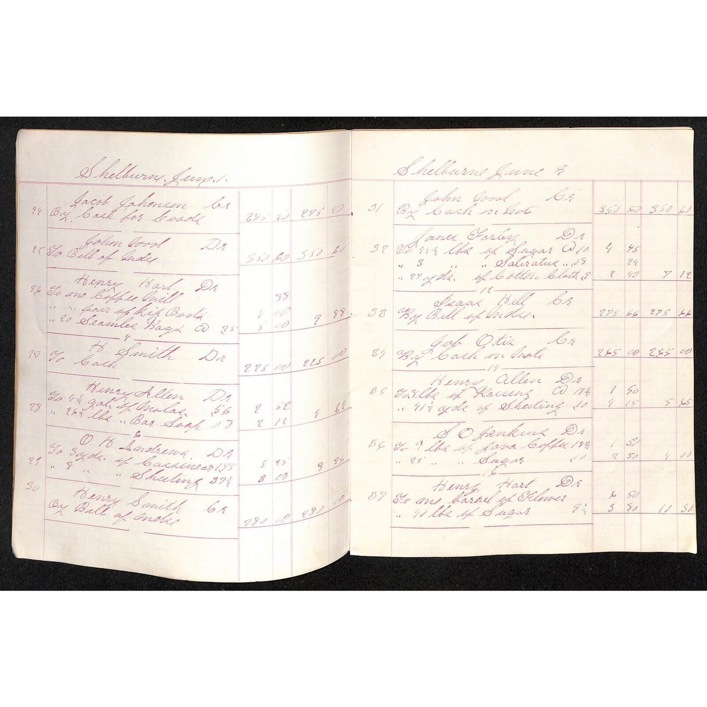 Nichols and Hall / Mayhew's Book-Keeping Account Book for 1860 Merchant 24pp*