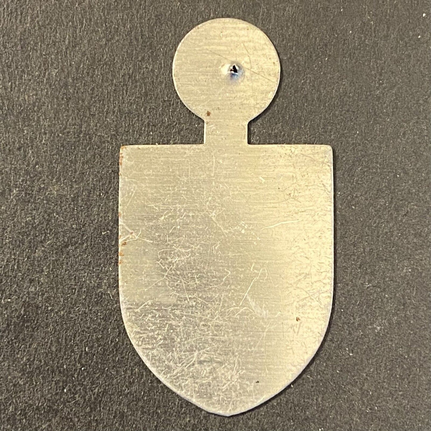 March of Dimes "Fight Infantile Paralysis" Steel Fold Over Pin Mercury Dime (#6)