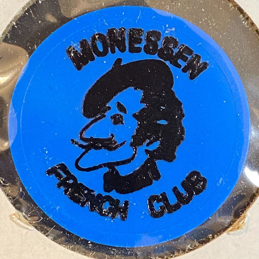Monessen French Club Penna. c1980's-90's Plastic Token G/F One Tap Beer