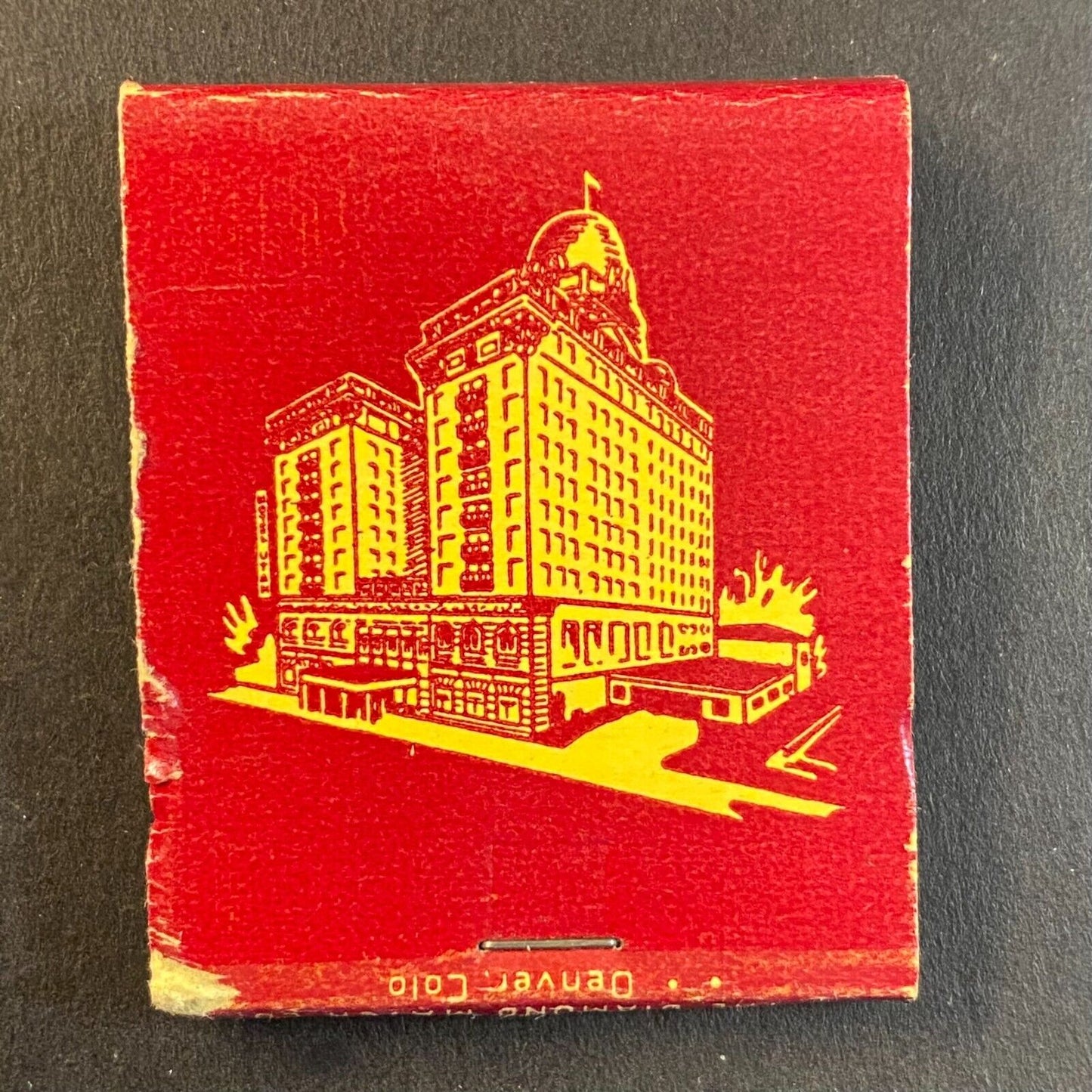 Hotel Utah Salt Lake City Max Carpenter Near Full (-1) Matchbook c1948-60