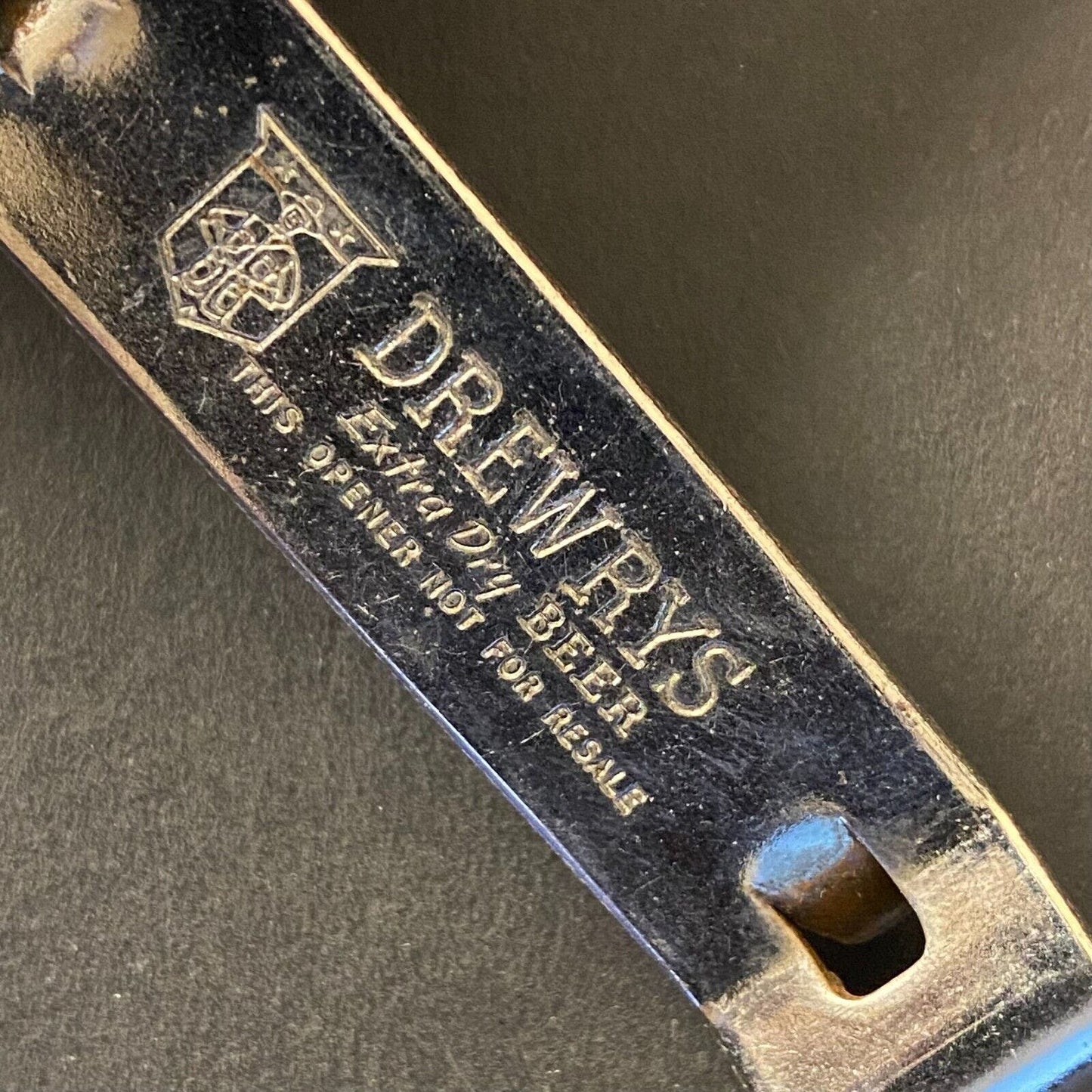 Drewrys Extra Dry Beer Vintage Small Steel Can Bottle Opener 3 1/8"