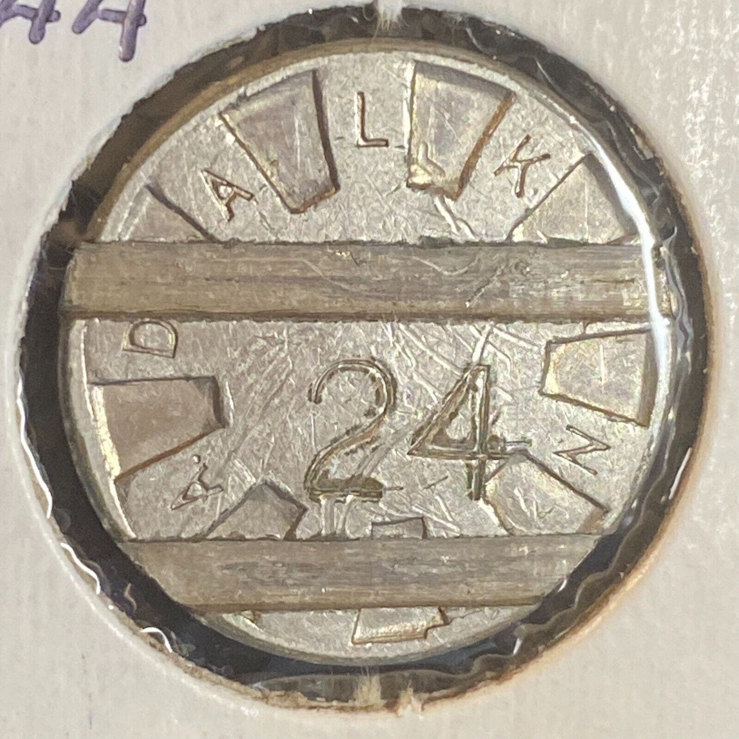 A. Dalwin Co. Chicago / Vanak Corp St. Paul, MN Test ? Token 22mm c1937-44
