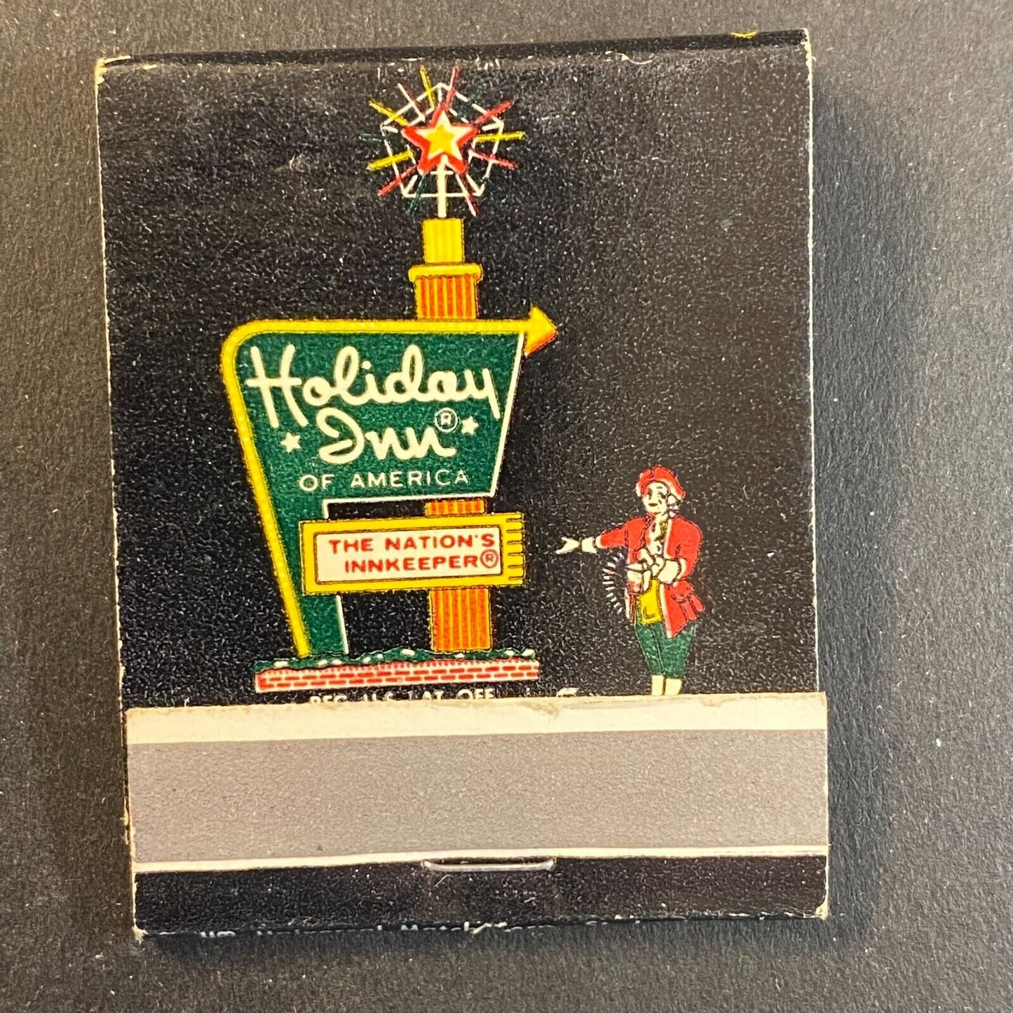 Holiday Inn Holidex Chicago c1960's-73 Full Matchbook VGC