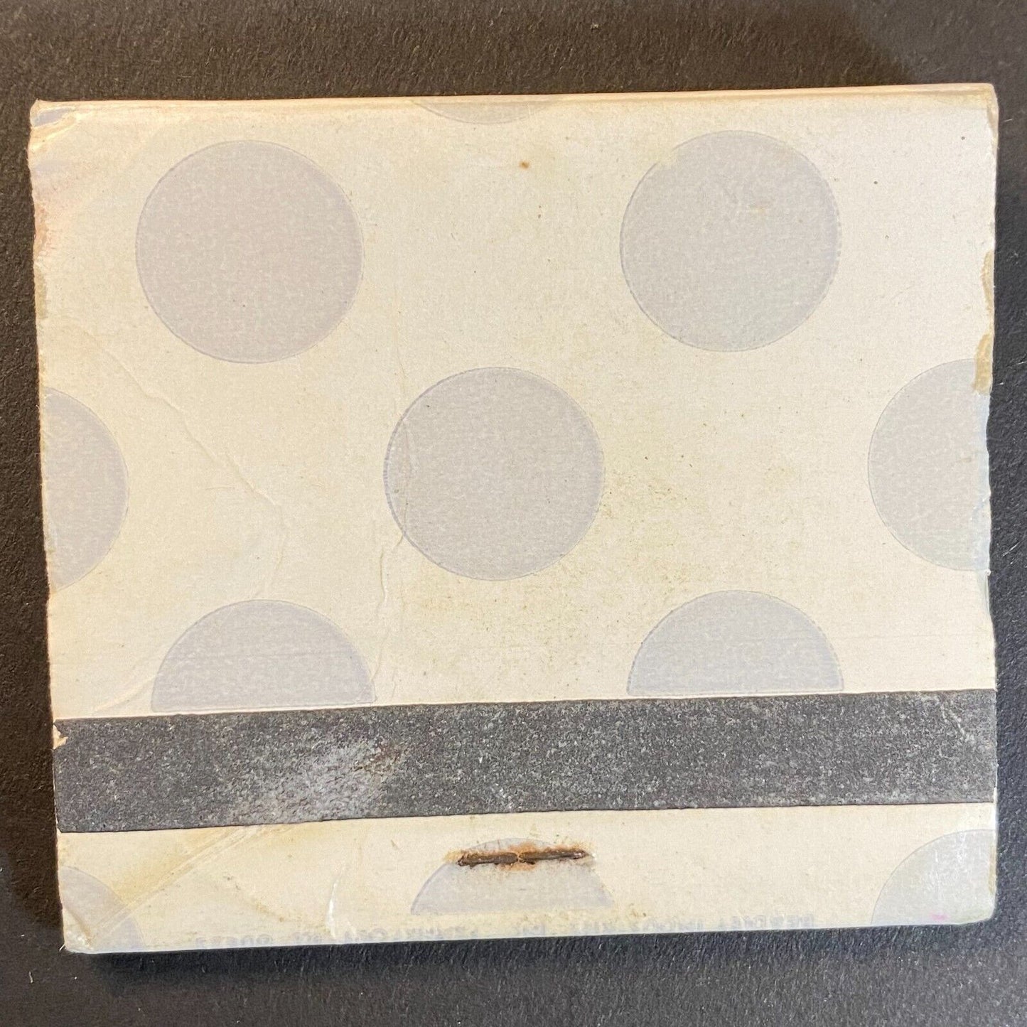 Polka Dot Near Full (-2) Matchbook c1974-80's Generic No Name Unmaked