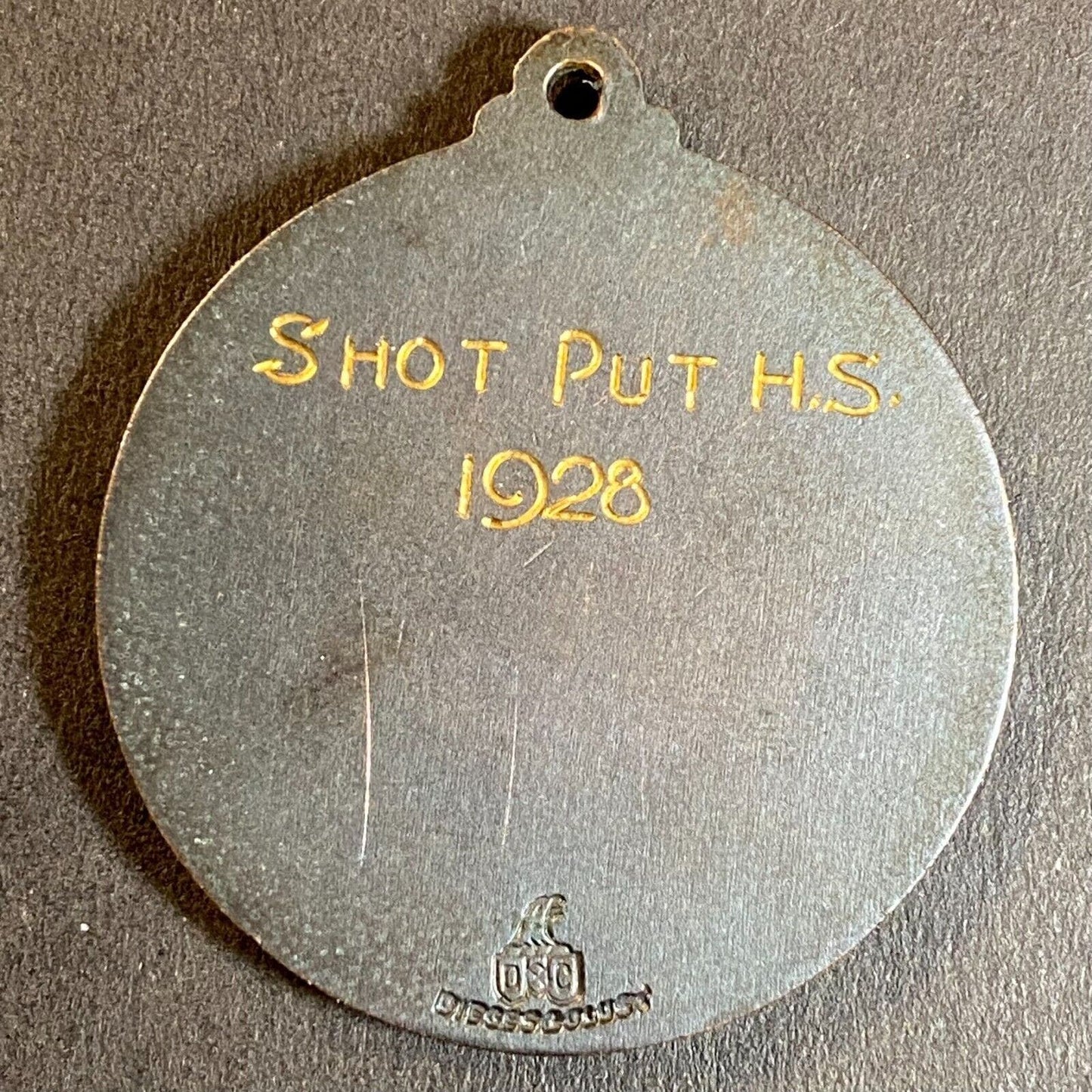 1928 St. Benedicts Prep. NJ Championship Interscholastic Medal Shot Put 34mm 18g