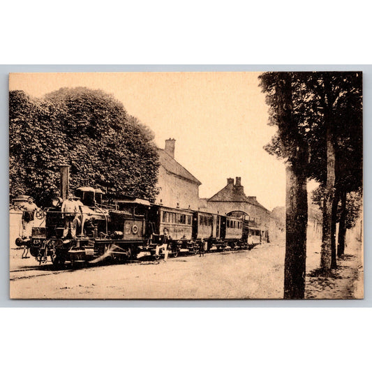 French Railroad RPPC* Postcard Train from Bondy c1900 H.M.P.