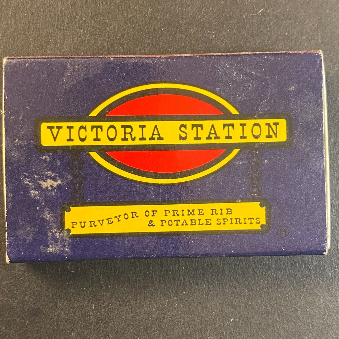 Victoria Station Restaurant San Francisco Vintage Matchbox