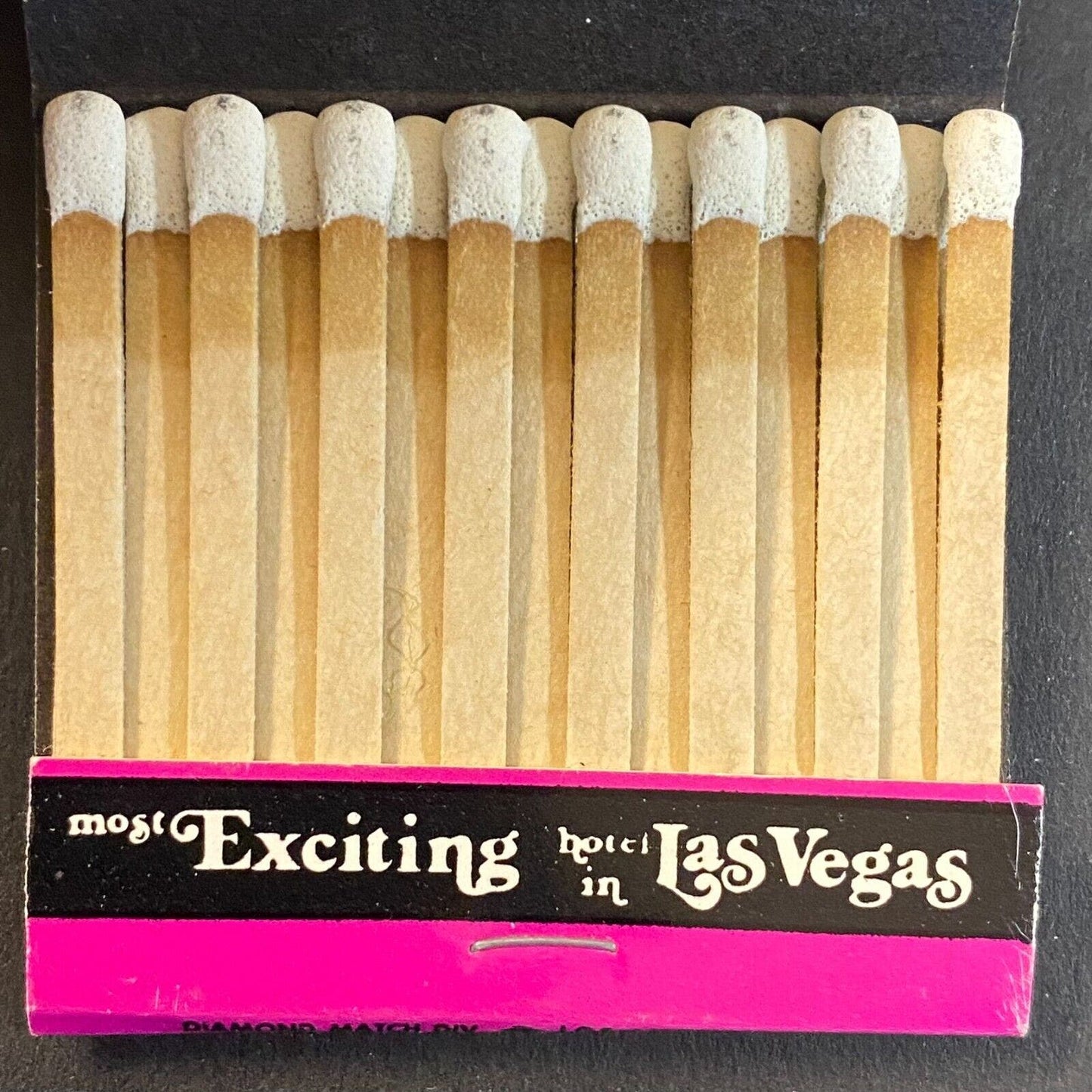 Flamingo Hotel Las Vegas Ella Fitzgerald c1970's Full Matchbook Scarce