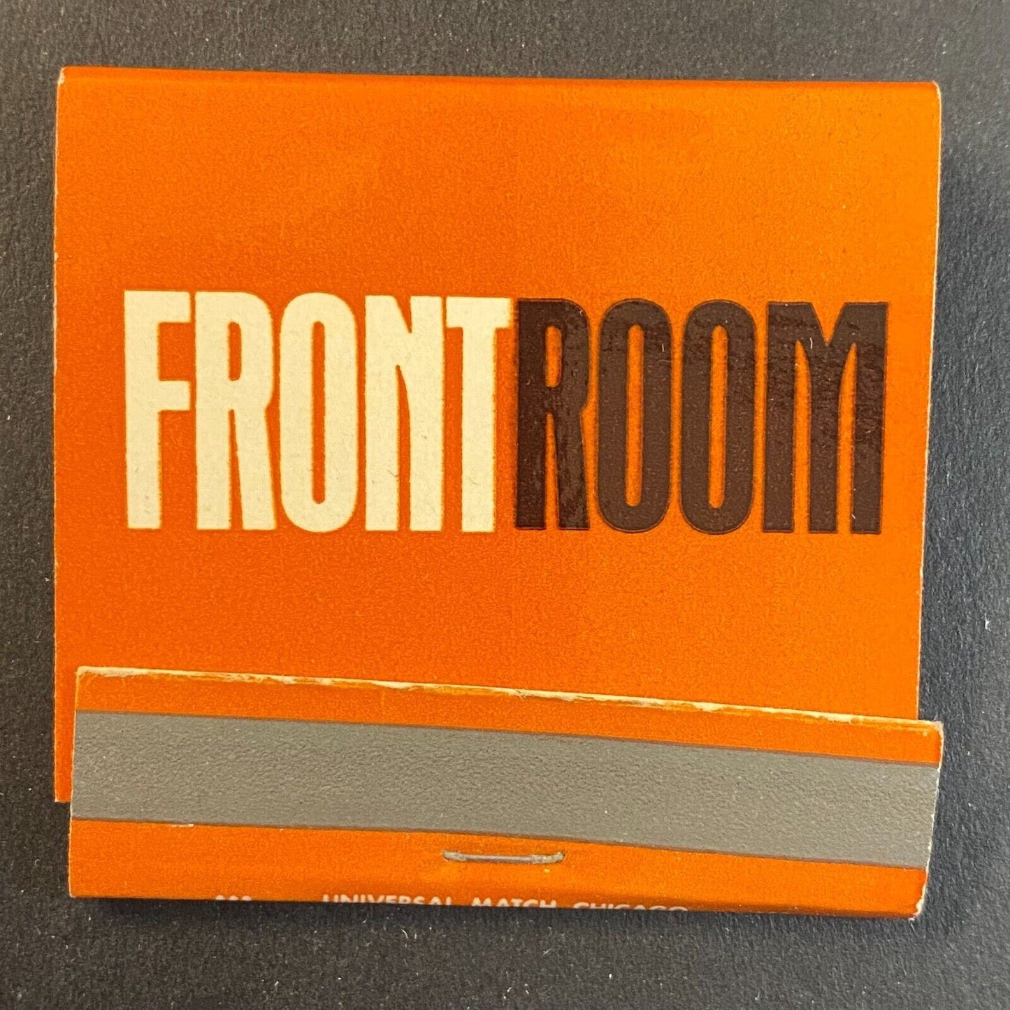 Front Room / Back Room Restaurants (Davre's) c1969 Full Matchbook VGC