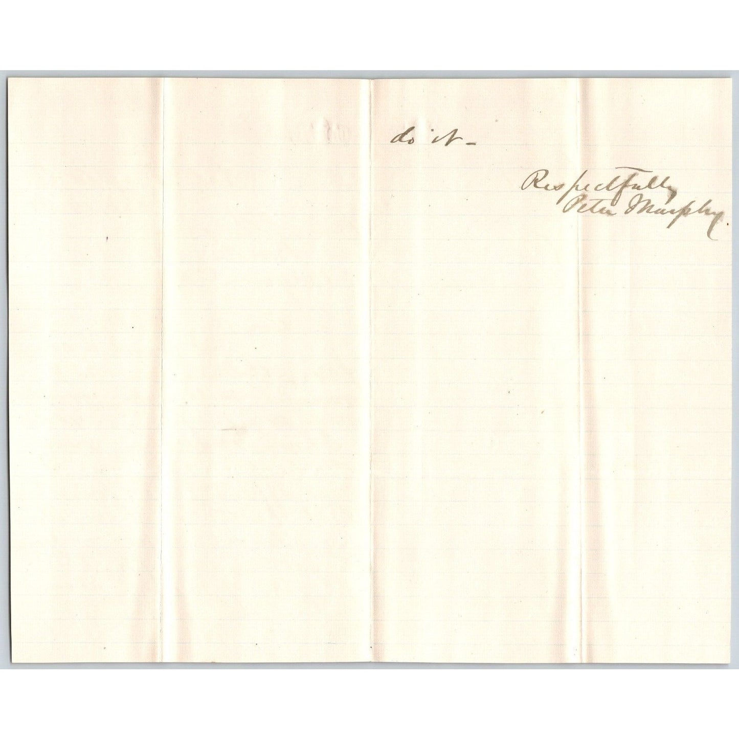 1881 ALS from Peter Murphy Salisbury MT to Henry Elling* "Want to Raise $500.."