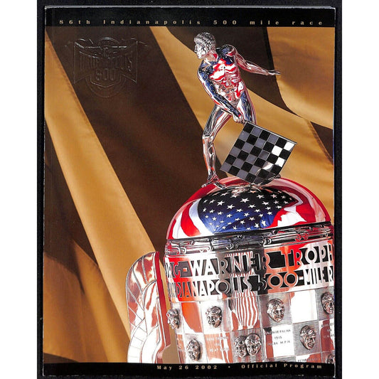2002 Indianapolis 500 Program Racing VGC 208pp 1lb 6oz