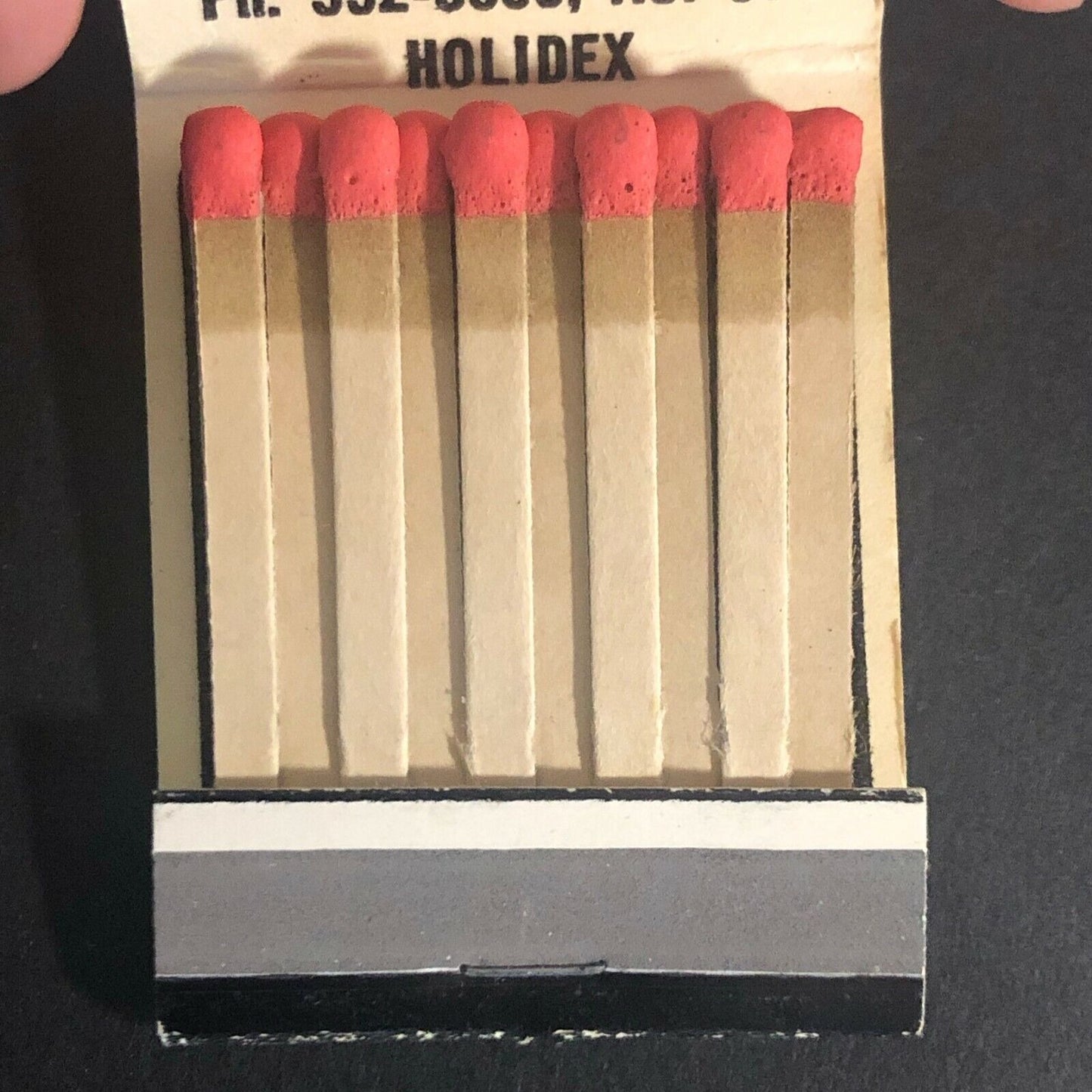 White Plains NY Holiday Inn Holidex Computer c1965-73 Full Matchbook