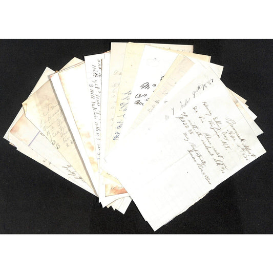 Henry Elling* Montana Group of 21 Mostly c1881 ALS & Notes to Henry Elling VGC