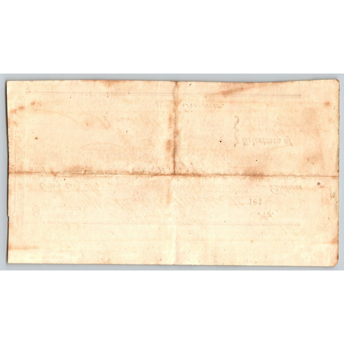 1844 Jabez Knowlton* Newburgh ME Town Check to Asa Bickford