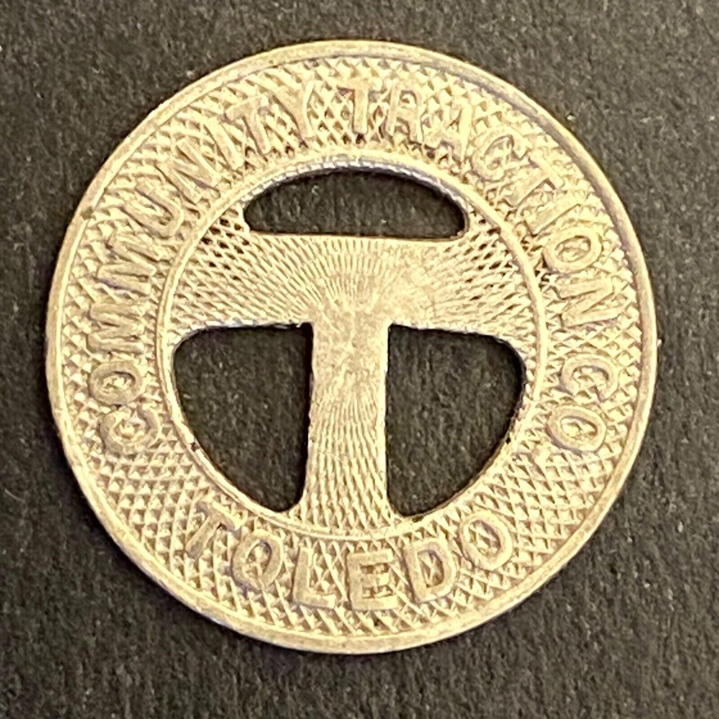 Community Traction Co Toledo One Fare Transit Token 16mm (#3)