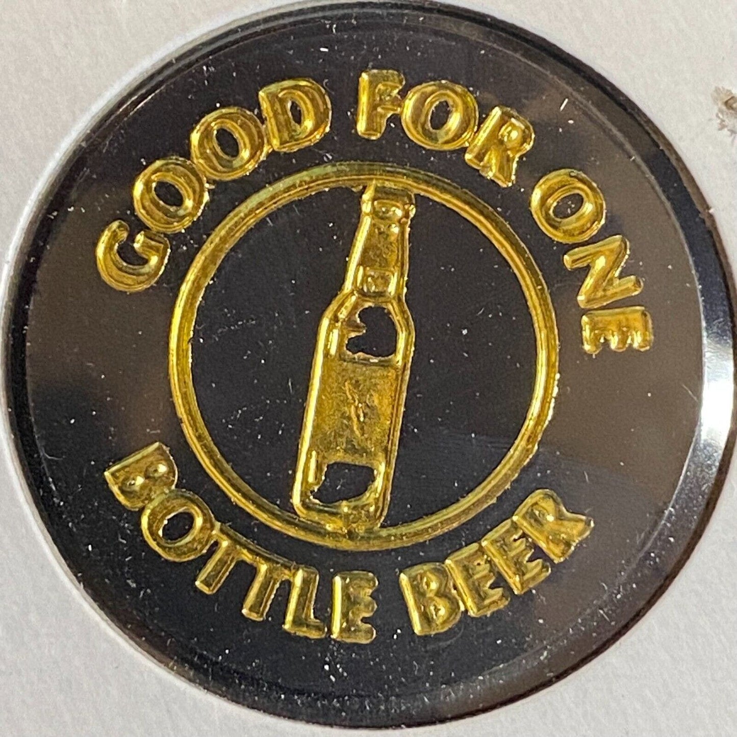 Johnstown, PA Jim & Jimmies c1980's-90's Plastic "G/F One Bottle Beer" Token