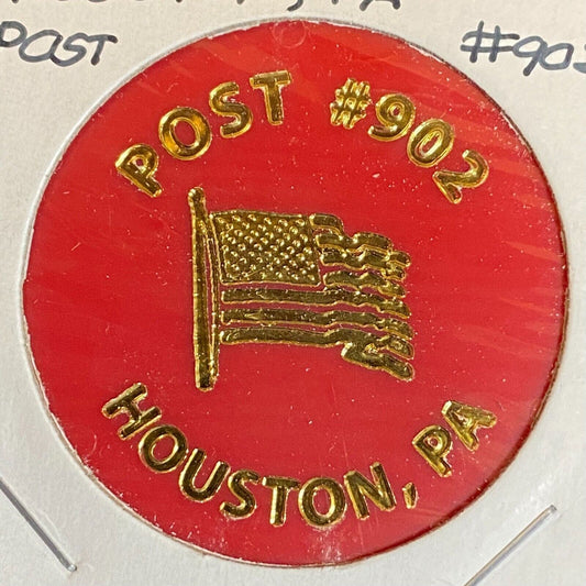 Houston PA American Legion Post 902 c1970's-80's Plastic "G/F One Premium" Token