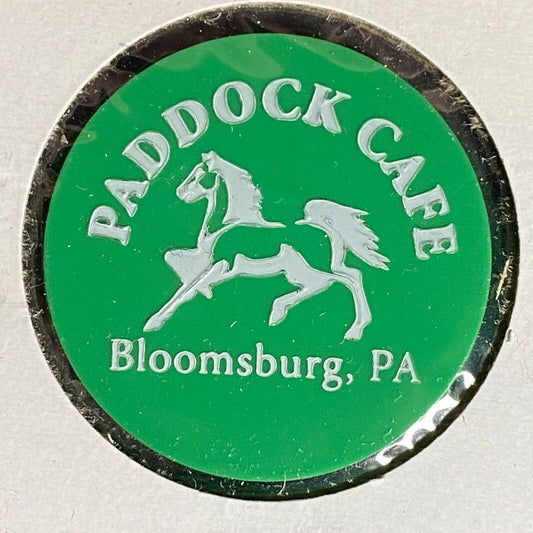Bloomsburg, PA Paddock Cafe Plastic Token G/F "Special" w/ Horse Art