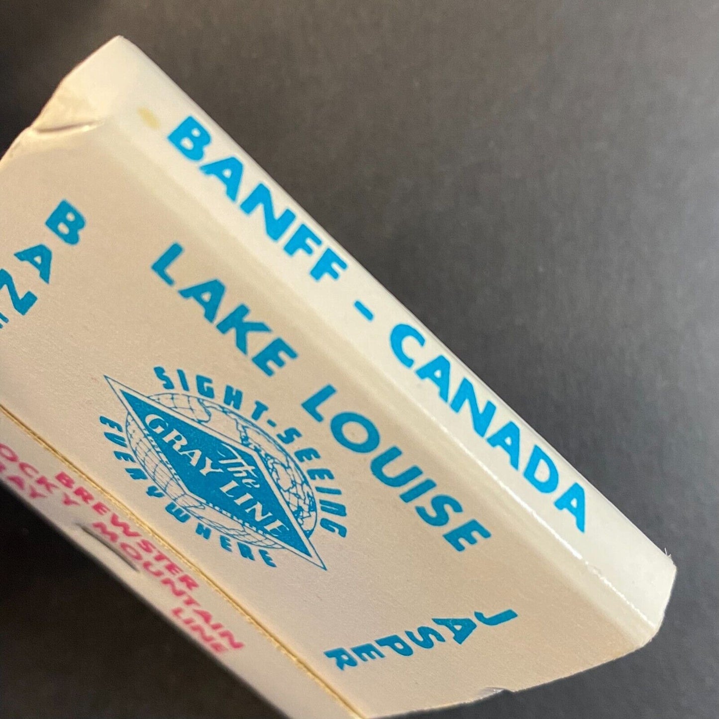 Lake Louise Banff Jasper Brewster Gray Line Full Matchbook c1973-80's VGC Scarce