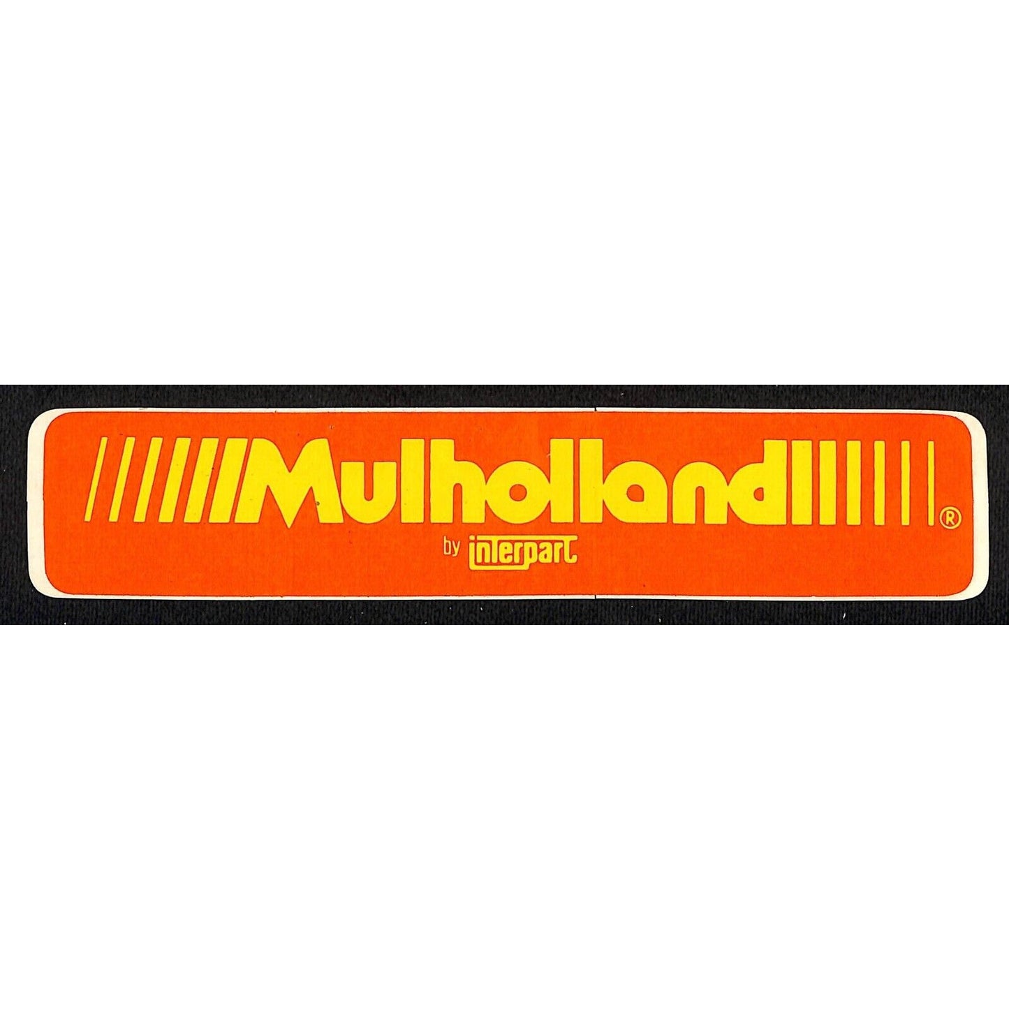 Mulholland by Interpart (Datsun) Vintage Original Performance Sticker c1970's #2