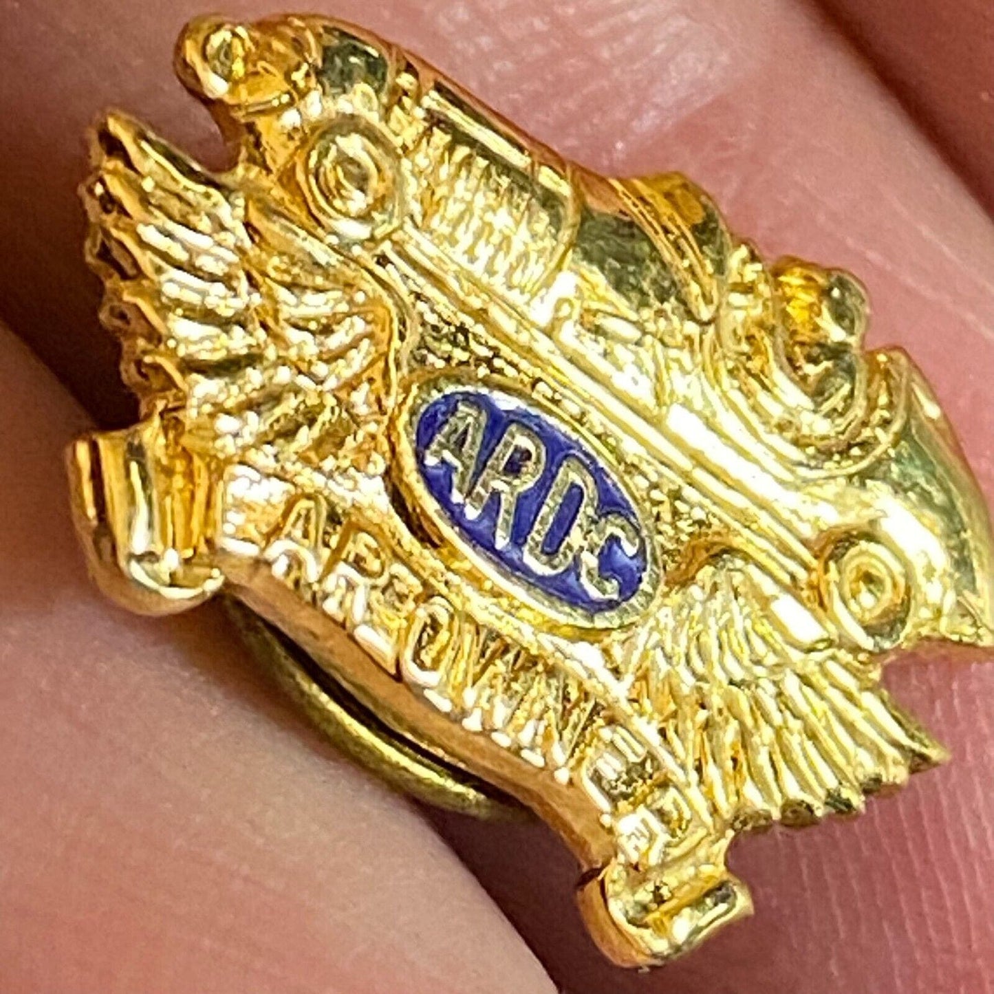 ARDC American Racing Drivers Club c1948-50's Enameled Lapel Pin "Car Owner" VGC