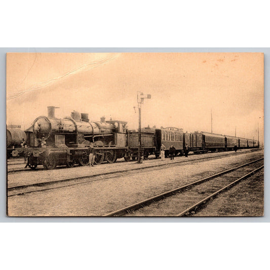 French Railroad RPPC* Postcard Compound Machine Series 4001-4084 c1900 H.M.P.