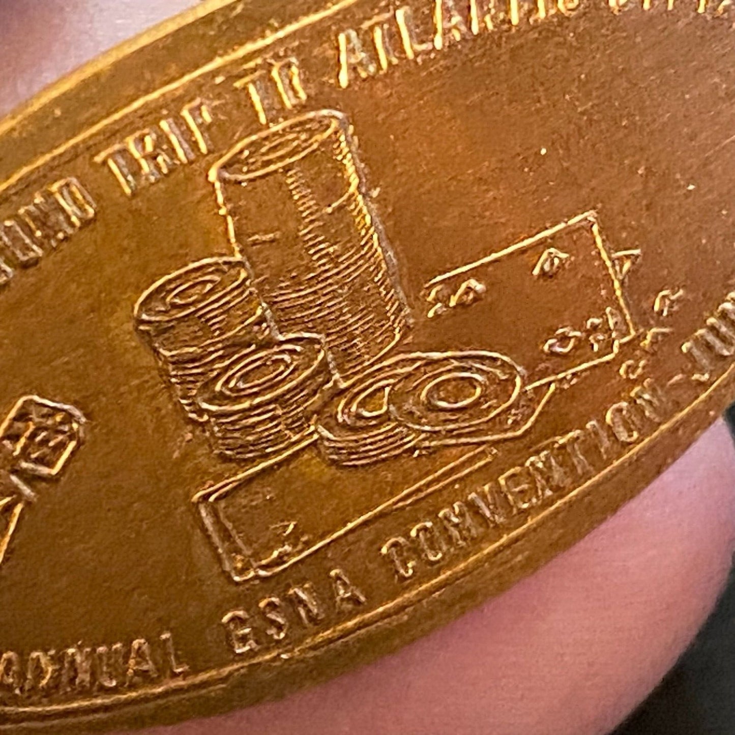 Elongated Penny 7th Annual GSNA Convention 1982 Atlantic City VGC Scarce