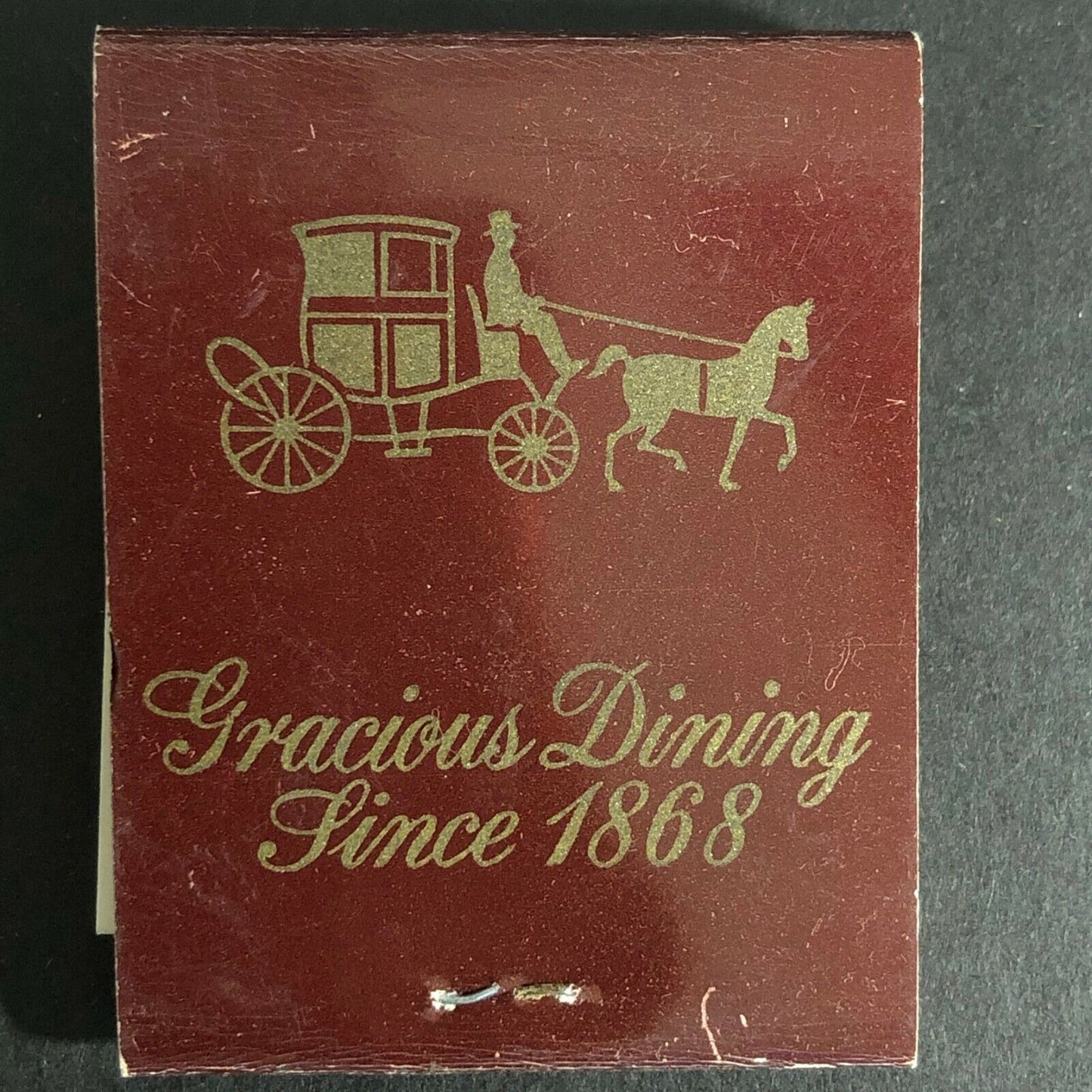 Henrici's Restaurants Chicago / Horse c1960's Full Matchbook