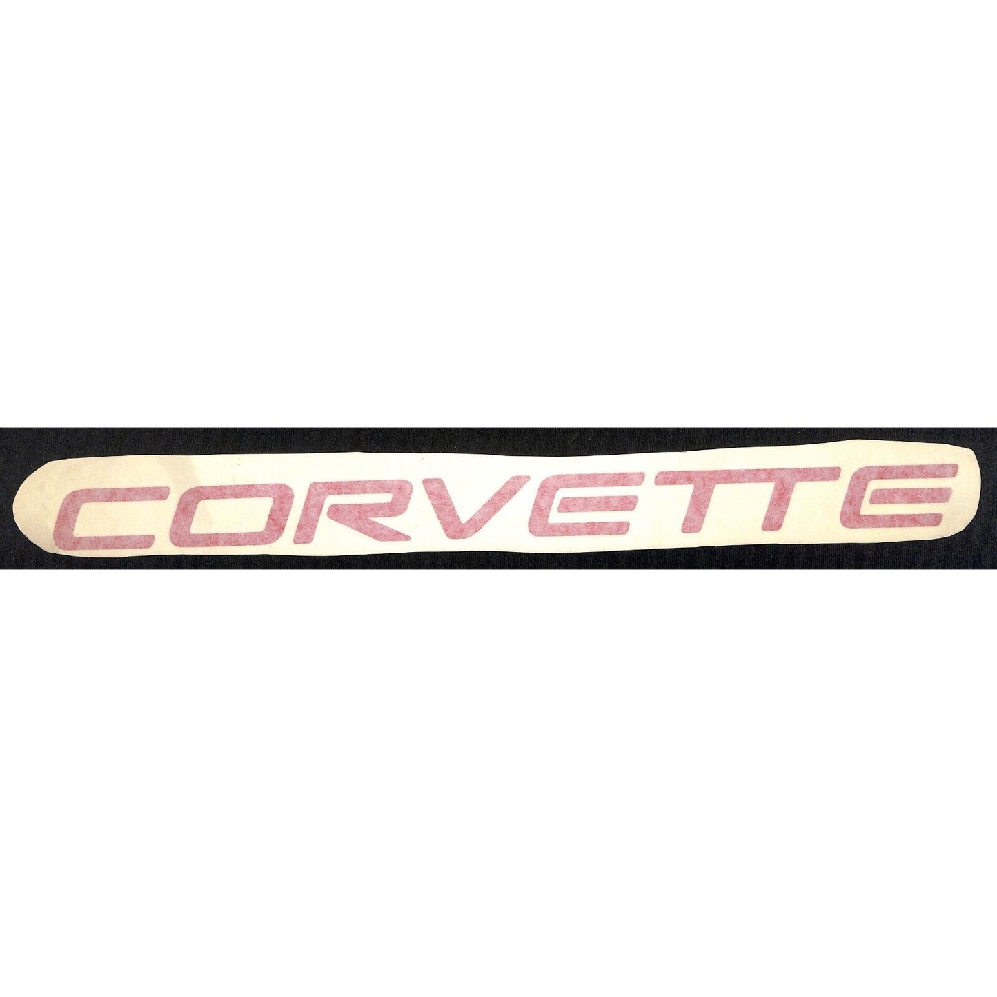 1" x 15" Corvette Red?* Text Decal / Sticker c1980's-90's