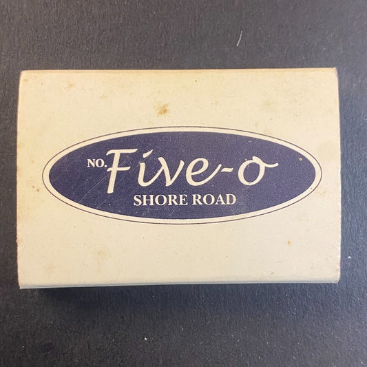 Five-O Shore Road Restaurant Ogunquit, ME Vintage Matchbox VGC Scarce