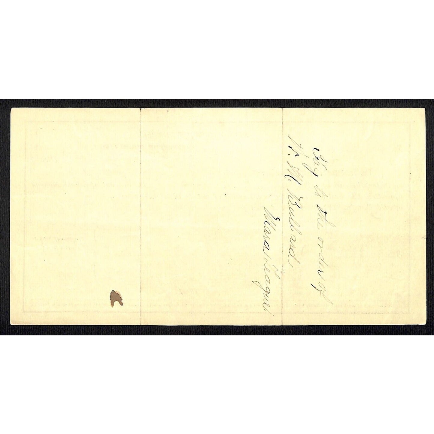 1886 Jefferson County Montana Territory School Warrant for "Services as Teacher"